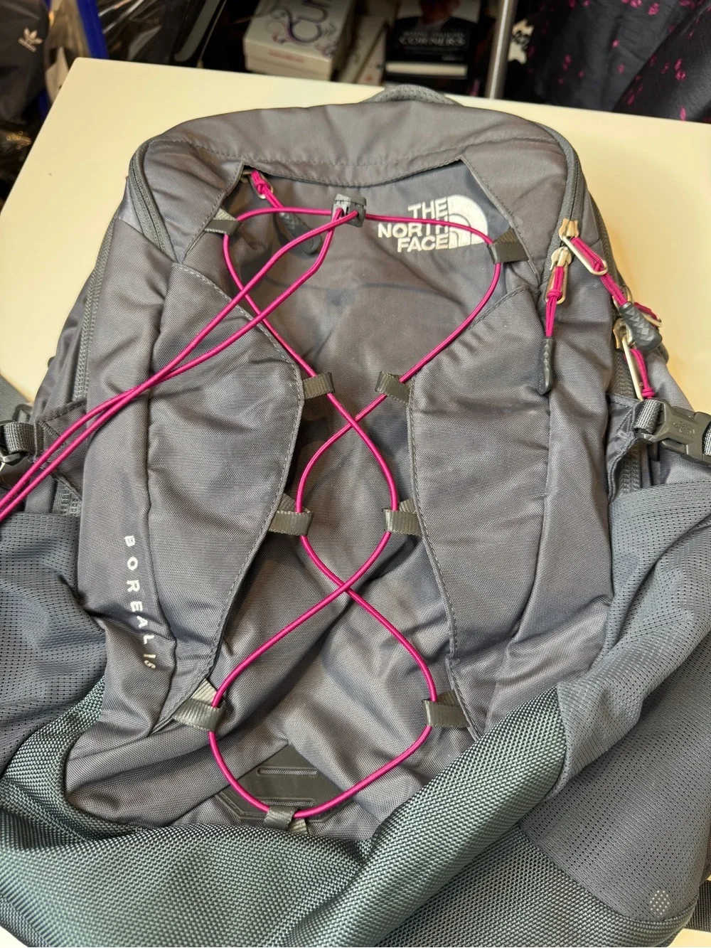north face backpack surge womens The Women's Backpack, Shady Blue/TNF Black Dakine Youth Mission 18 Bag Size:Mini Backpacks & Laptop Bags inspired design to organize